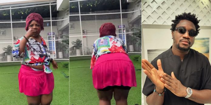 Actor Aki scatters internet with his dance moves to Nasboi latest song 'short skirt'