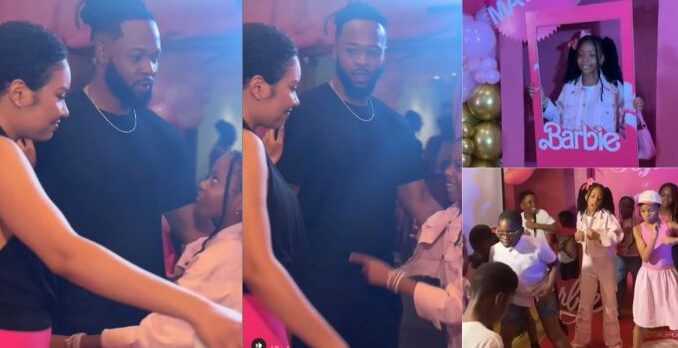 Singer Flavour and former beauty queen Anna Banner throw their daughter Sofia a birthday party (Video)